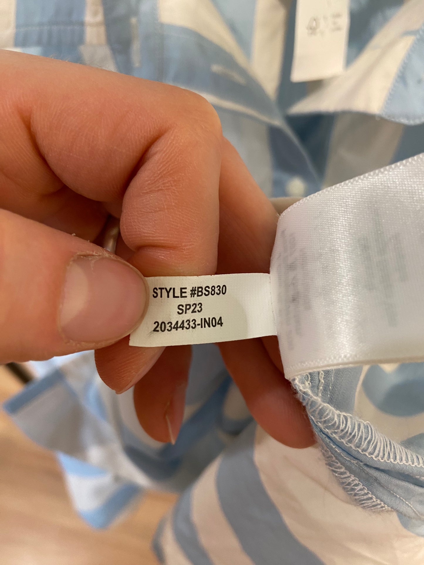 J. Crew Relaxed-fit Cropped Shirt in Barlow Stripe size 12