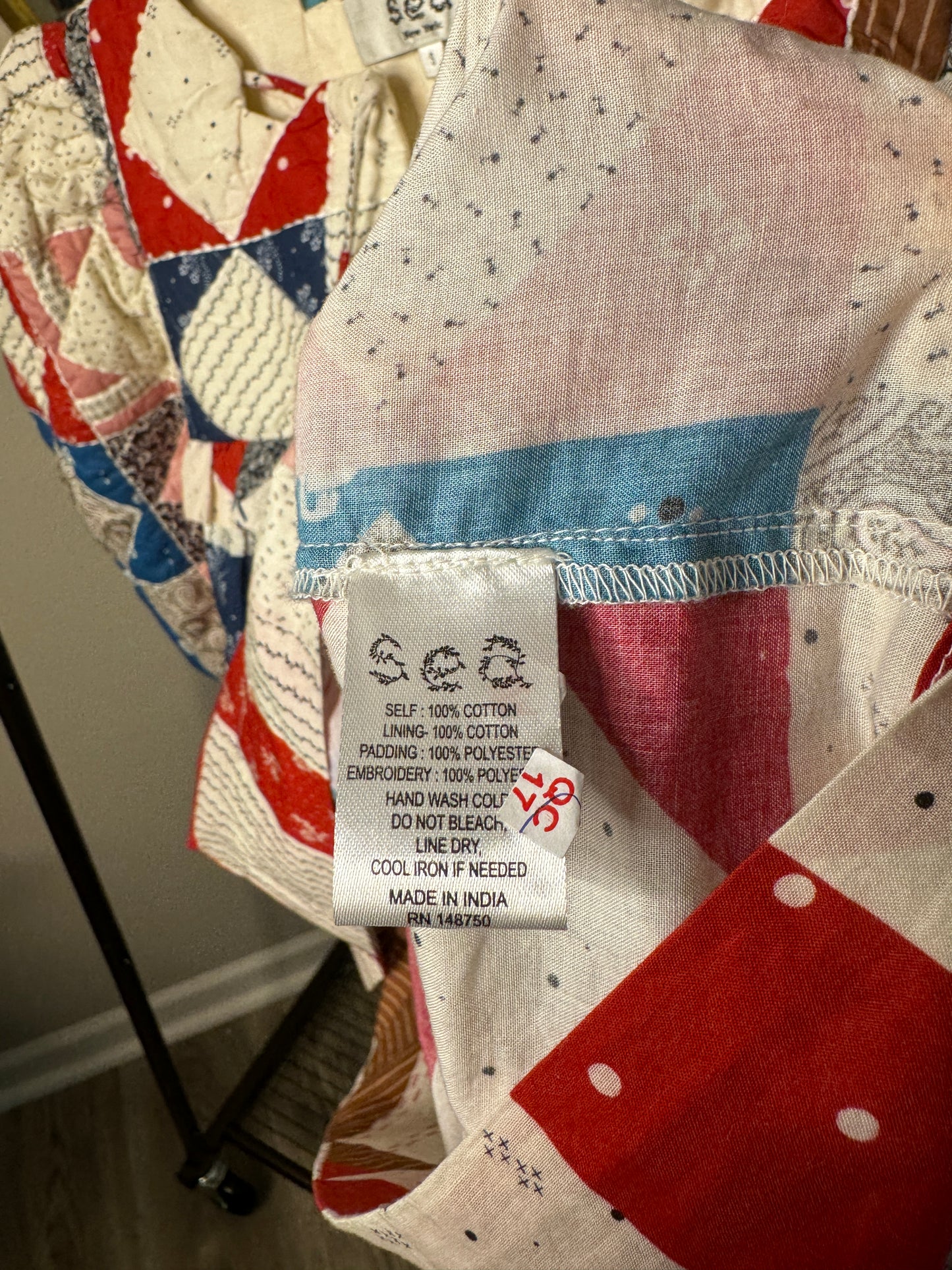 Sea New York Nohr Quilted Puff Sleeve Top size XS