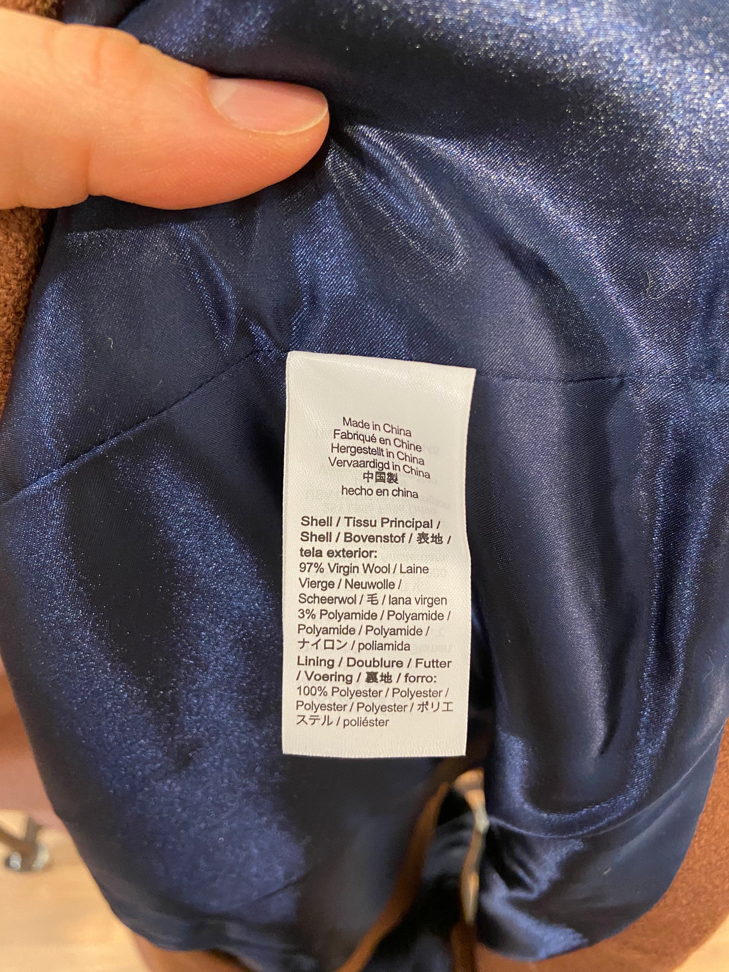 J. Crew Palais Topcoat in Italian Melton Wool Blend size 8