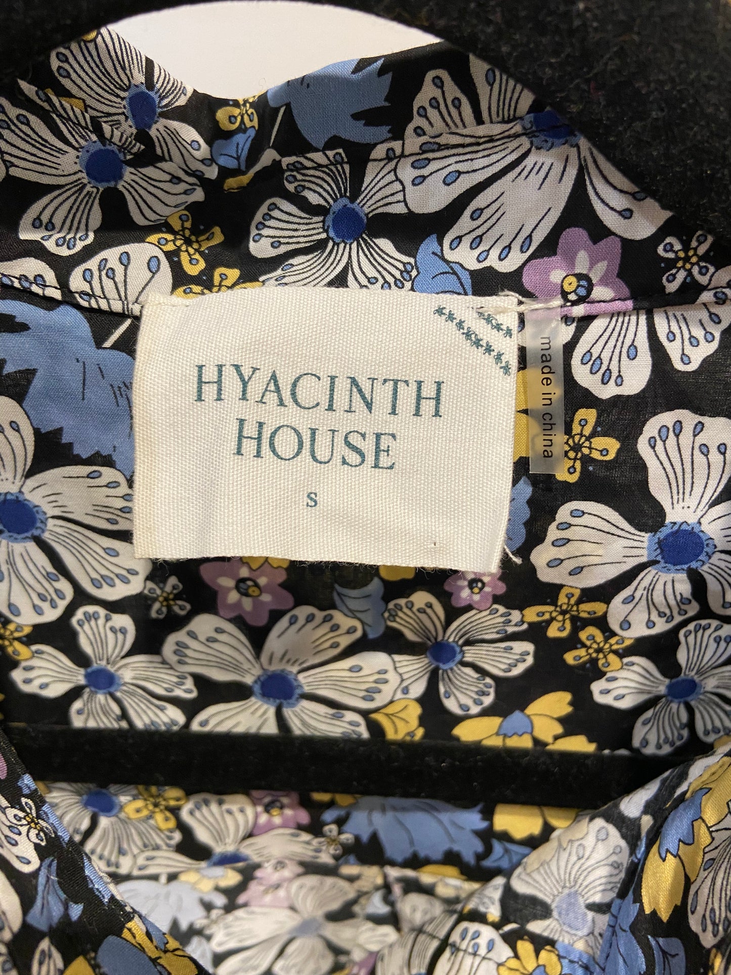 Hyacinth House Floral Primrose Blouse size S