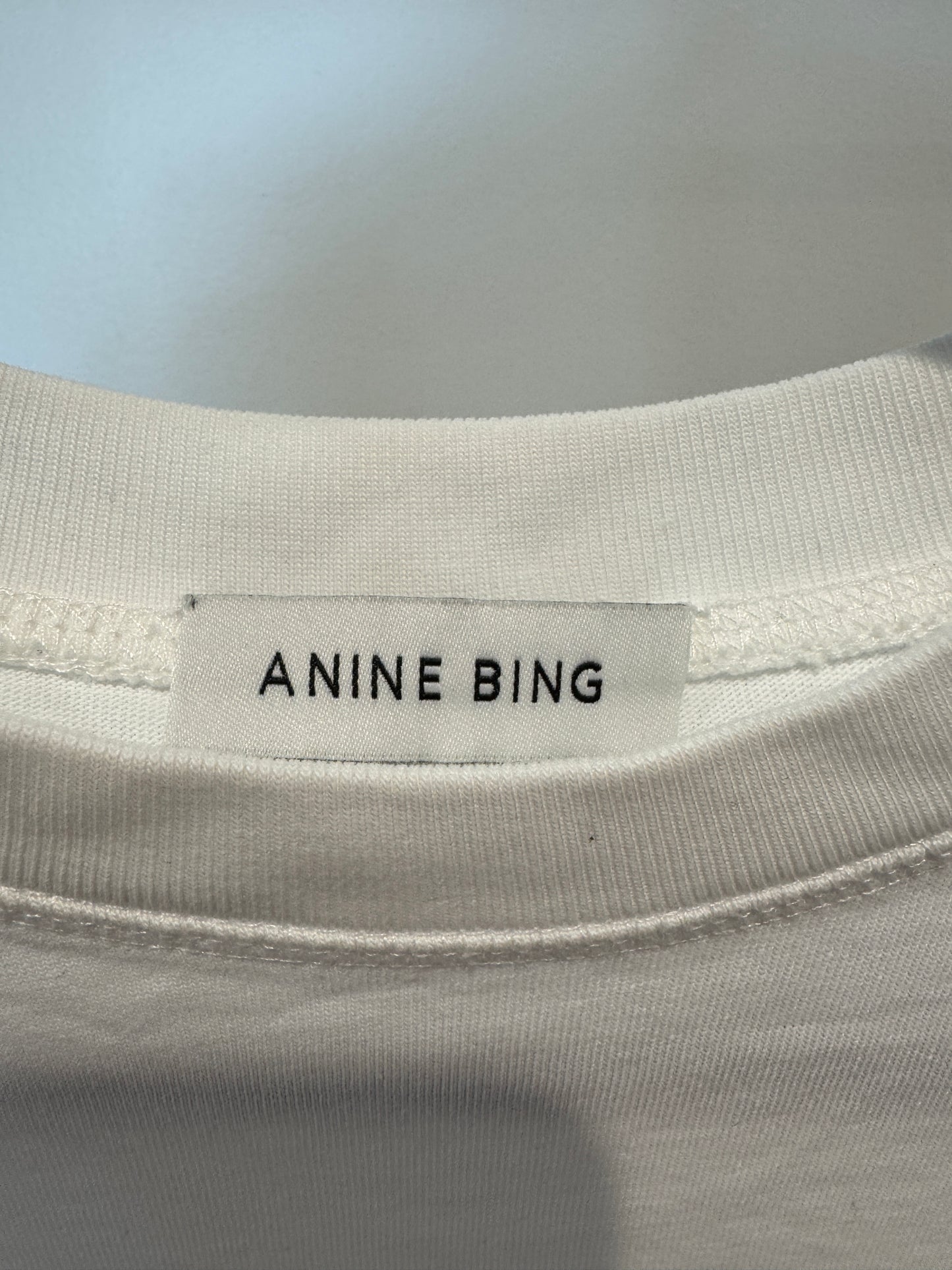 Anine Bing Jaylin Signature Tee size S