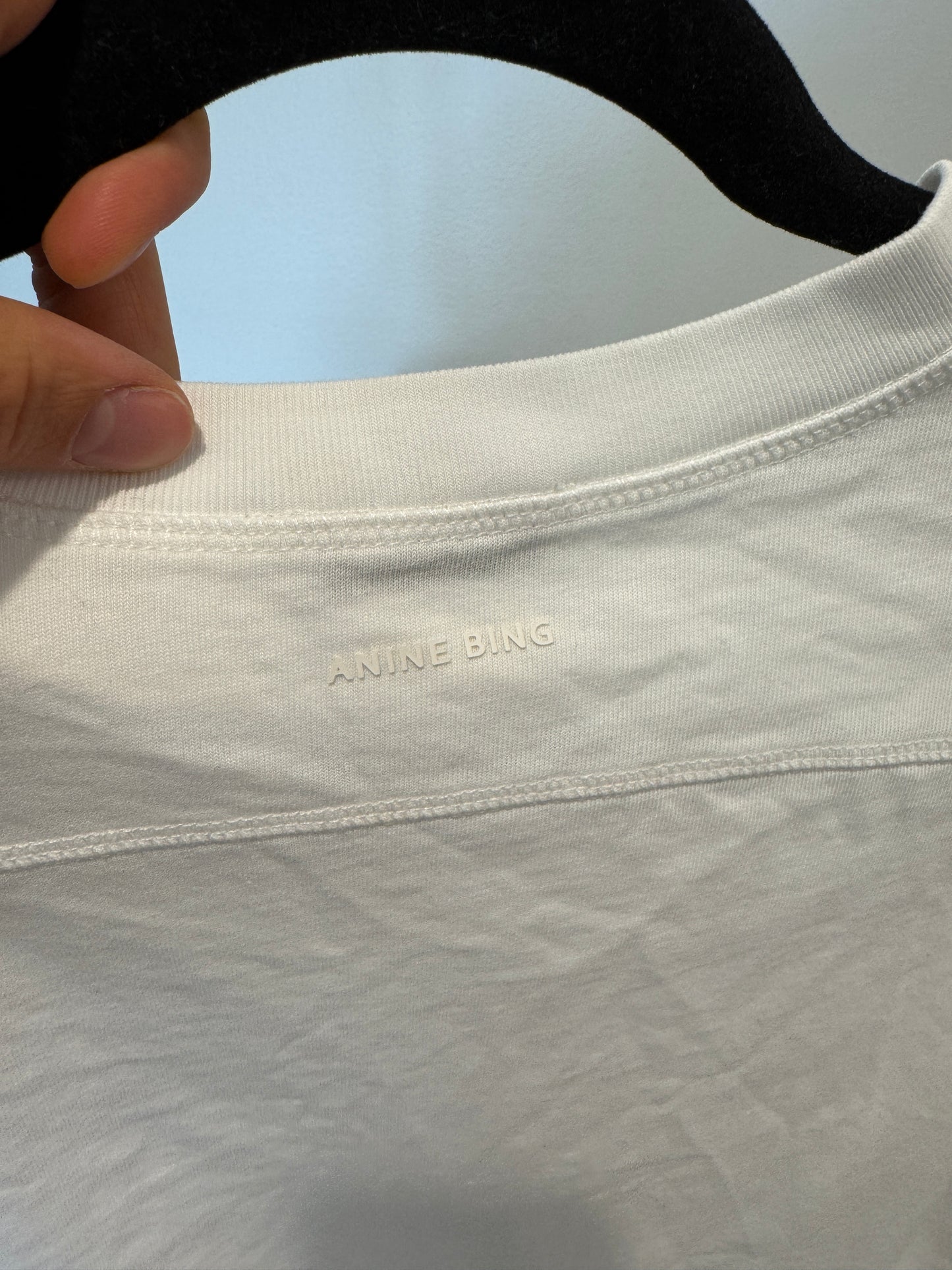 Anine Bing Jaylin Signature Tee size S