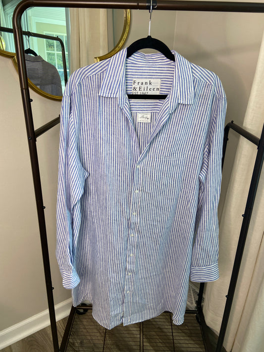 Frank and Eileen Mary Linen Mini Dress size XL
