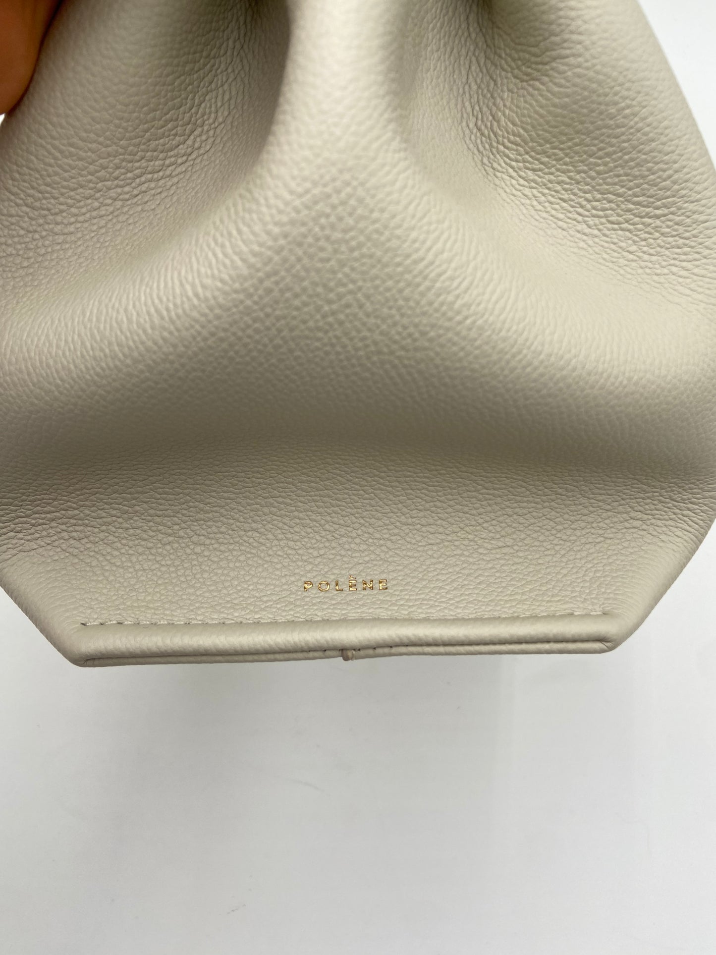 Polene Numéro Neuf Edition Textured Chalk Bag