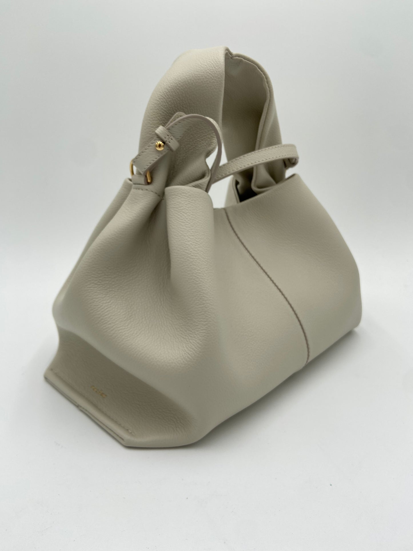 Polene Numéro Neuf Edition Textured Chalk Bag
