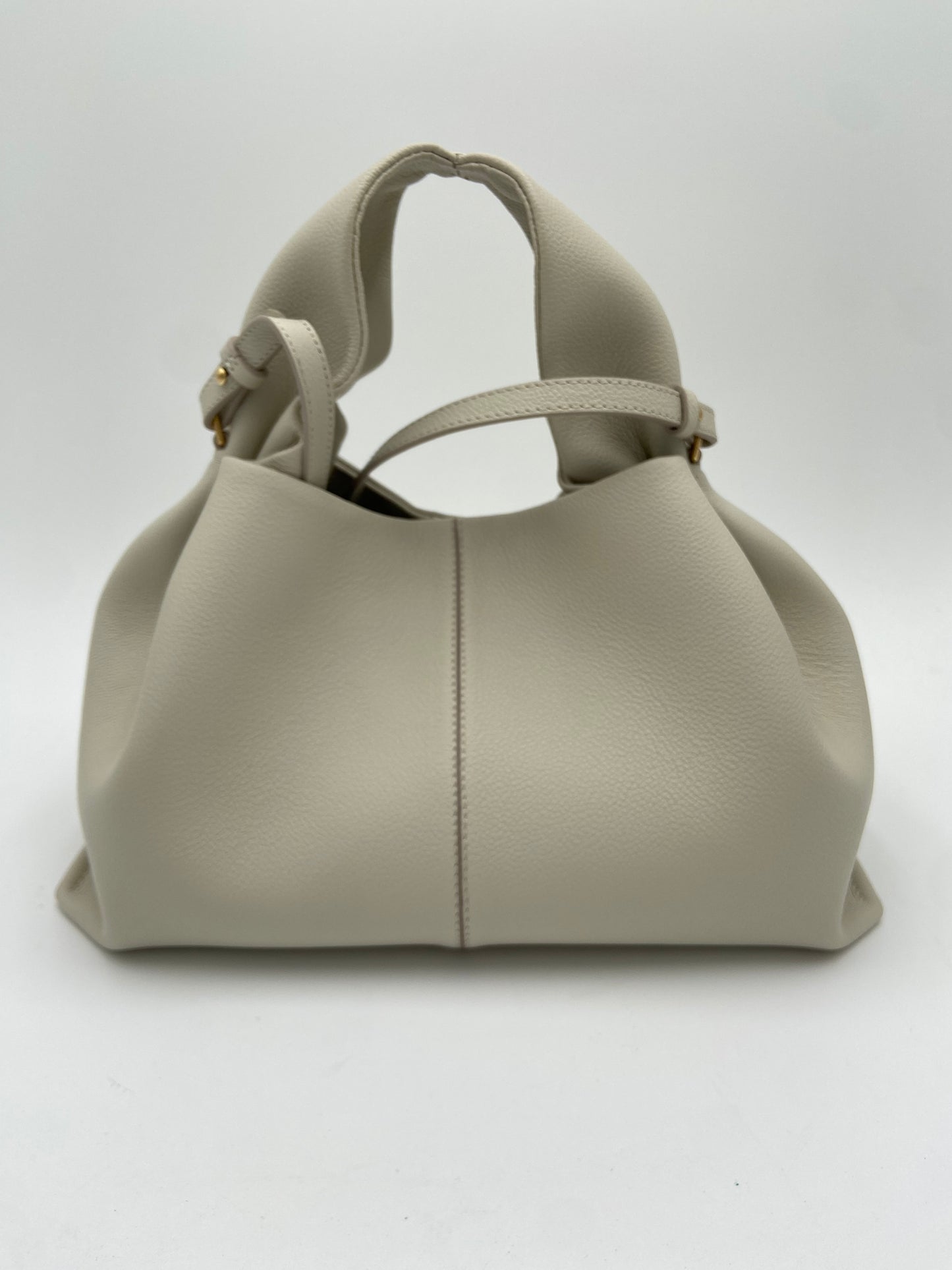 Polene Numéro Neuf Edition Textured Chalk Bag