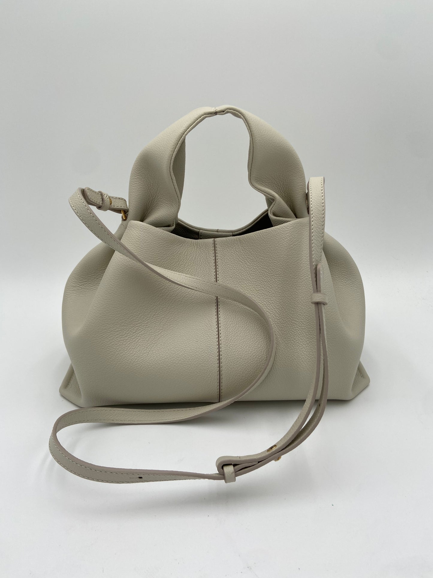 Polene Numéro Neuf Edition Textured Chalk Bag