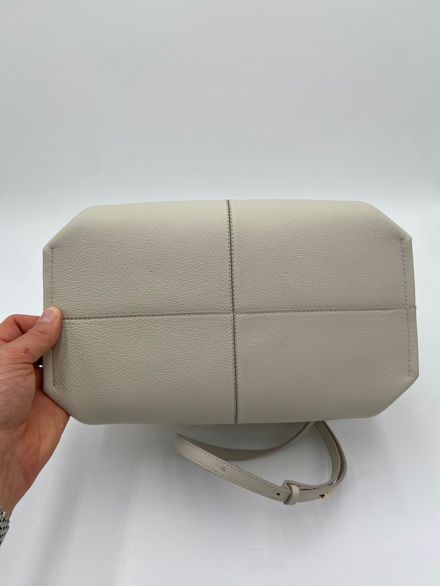 Polene Numéro Neuf Edition Textured Chalk Bag