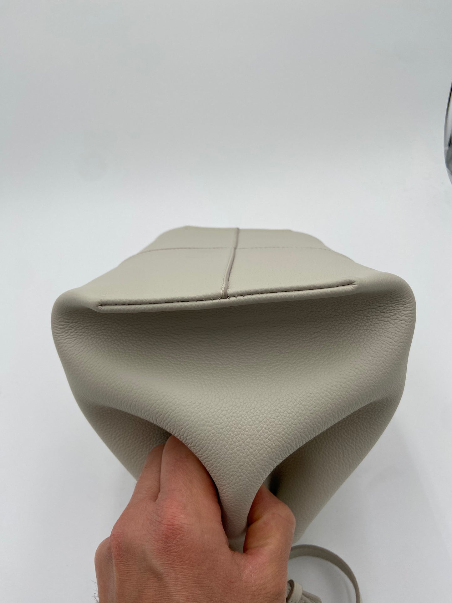 Polene Numéro Neuf Edition Textured Chalk Bag