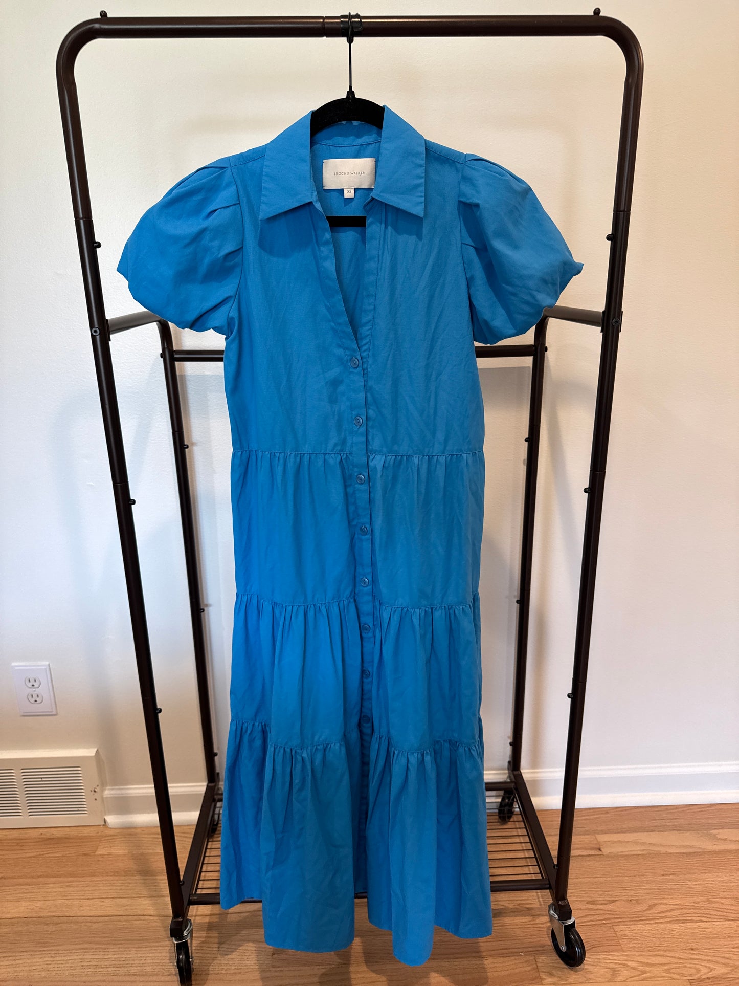Brochu Walker The Havana Dress in Azure Blue size XS