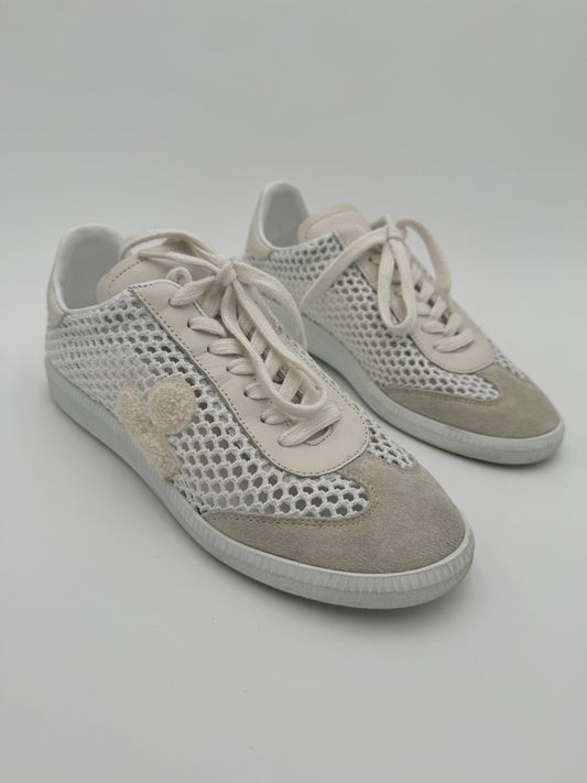 ISABEL MARANT Bryce Mesh White Sneakers size 38