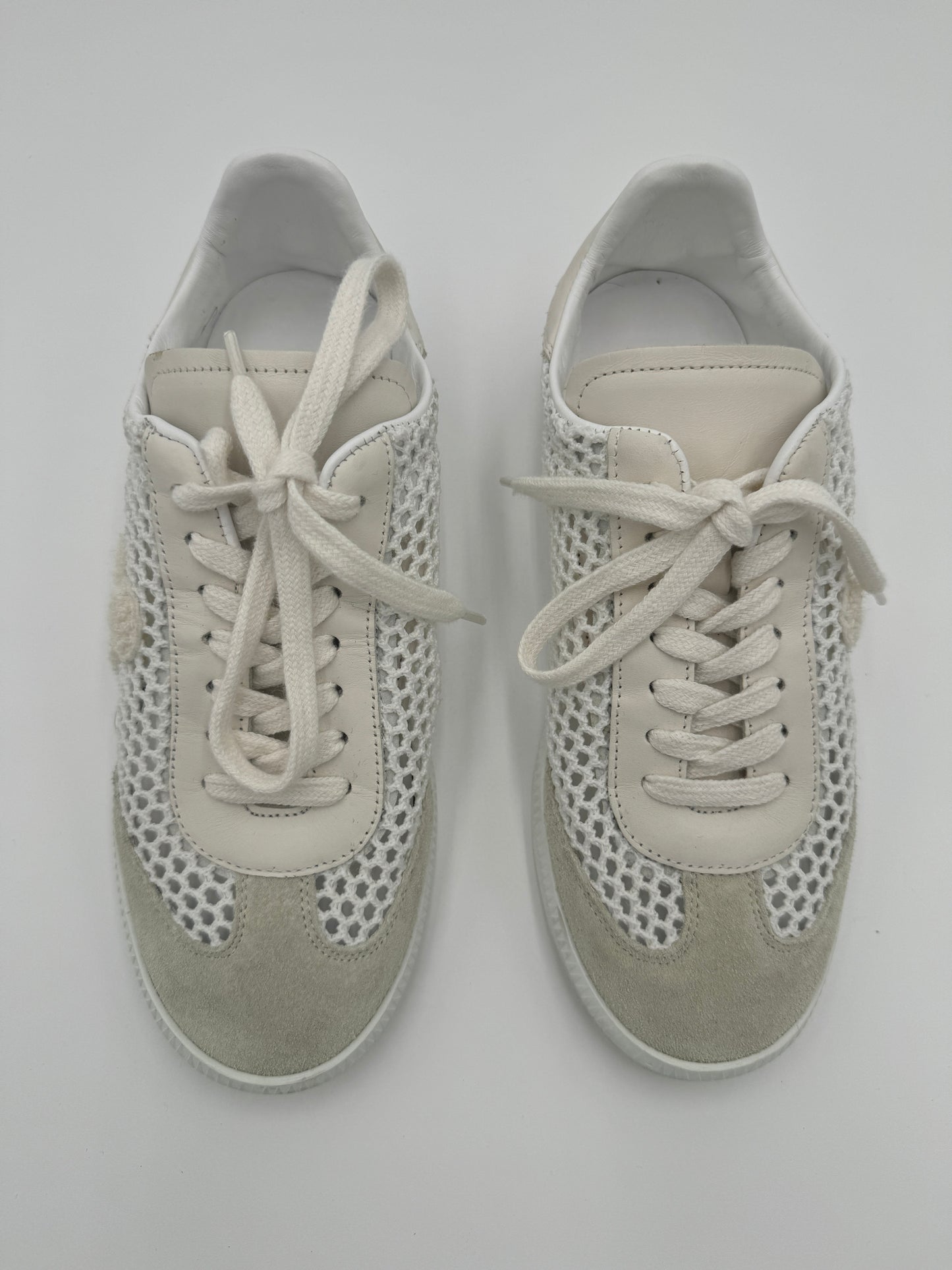 ISABEL MARANT Bryce Mesh White Sneakers size 38