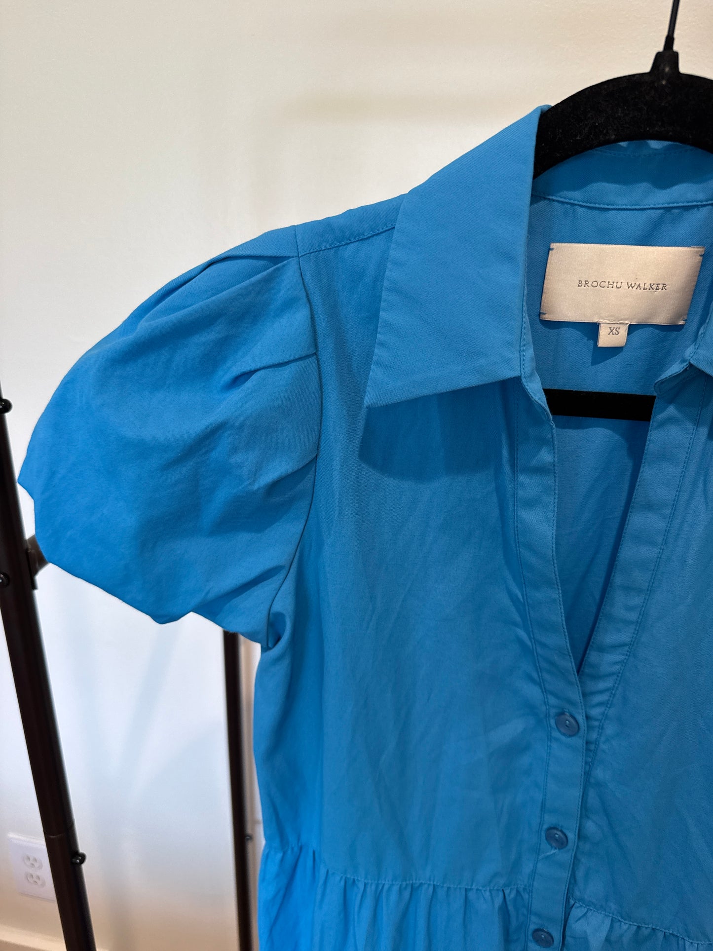 Brochu Walker The Havana Dress in Azure Blue size XS