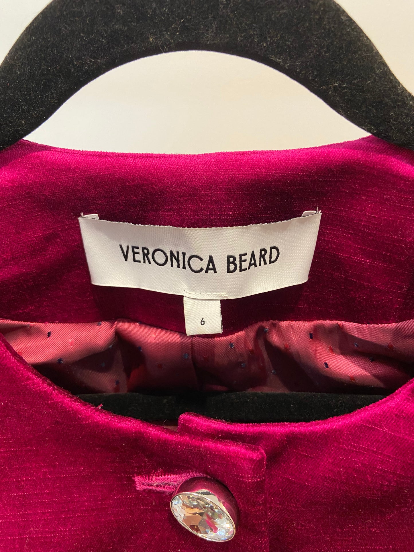 Veronica Beard Cencia Velvet Jacket size 6