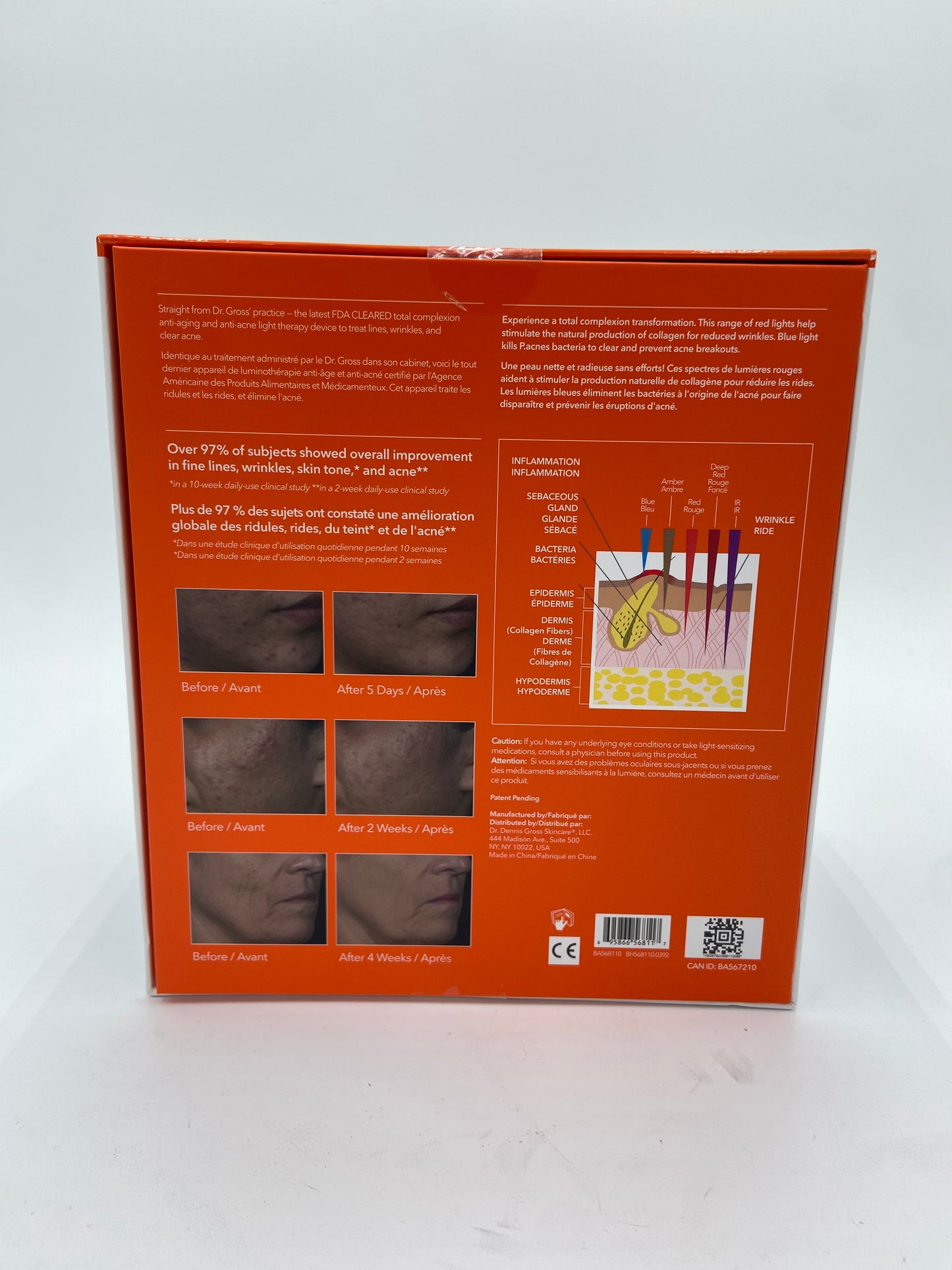 Dr. Dennis Gross DRx SpectraLite FaceWare Pro LED Red Light Therapy Masque