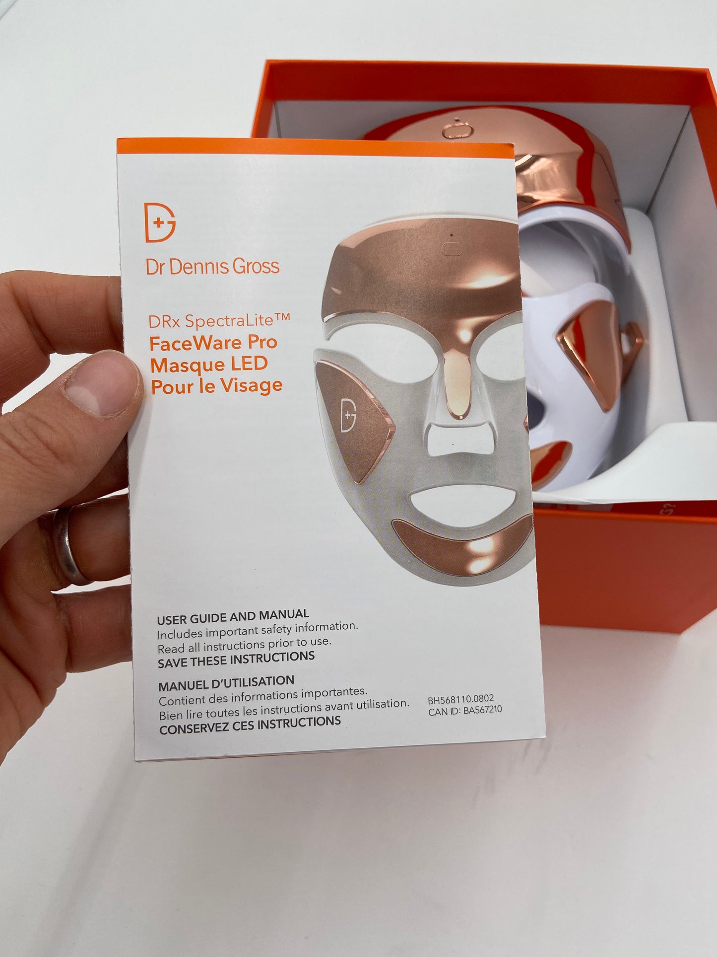 Dr. Dennis Gross DRx SpectraLite FaceWare Pro LED Red Light Therapy Masque