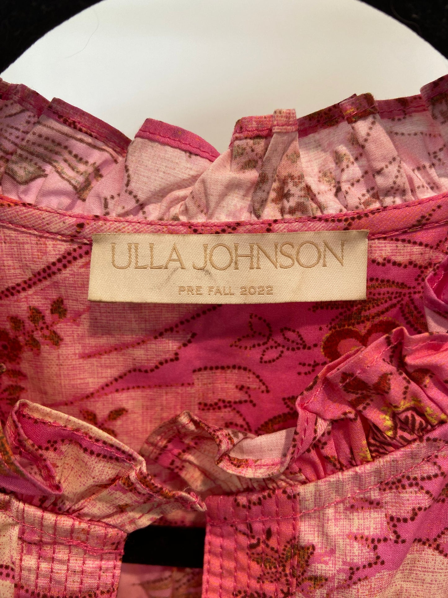 Ulla Johnson Lulua Dress Tiered Ruffle Mini Dress size 2