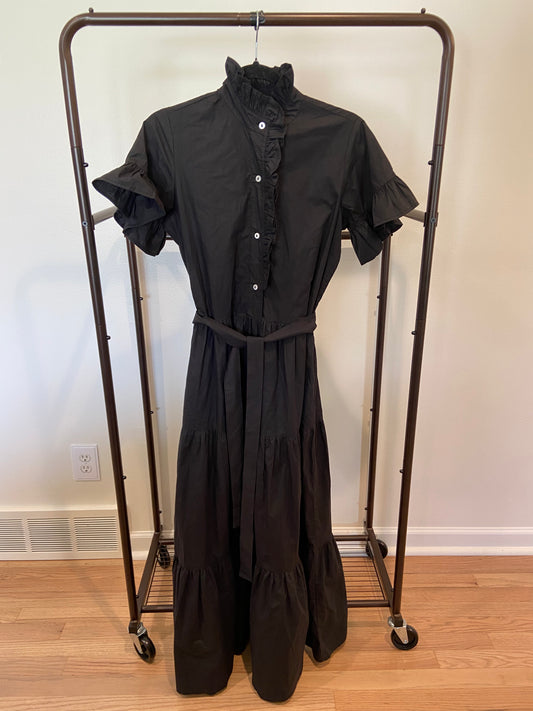 Mille Victoria Maxi Dress in Black size XS