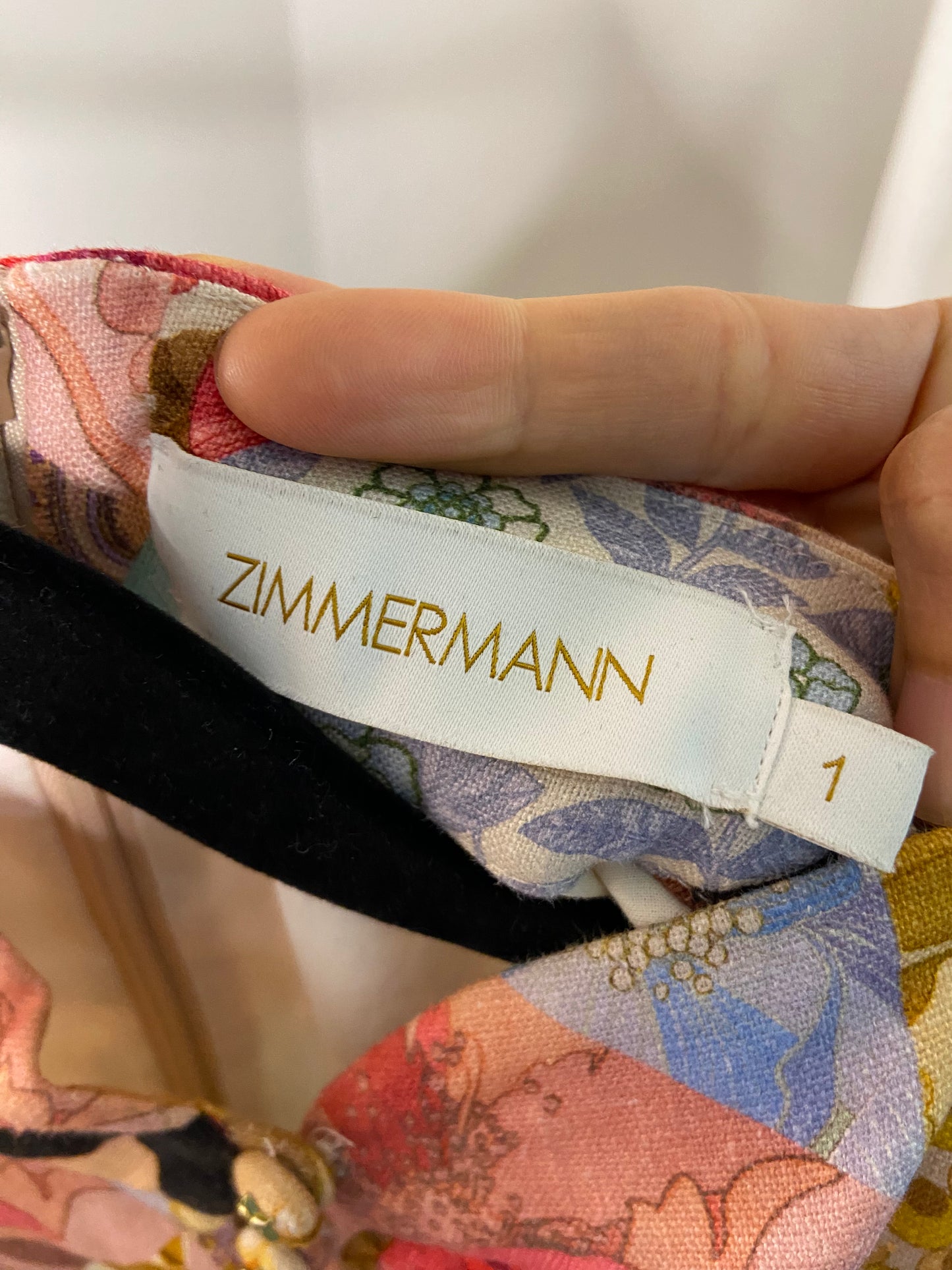 Zimmermann Tempo Kaleidoscope Mini Dress  size US 6