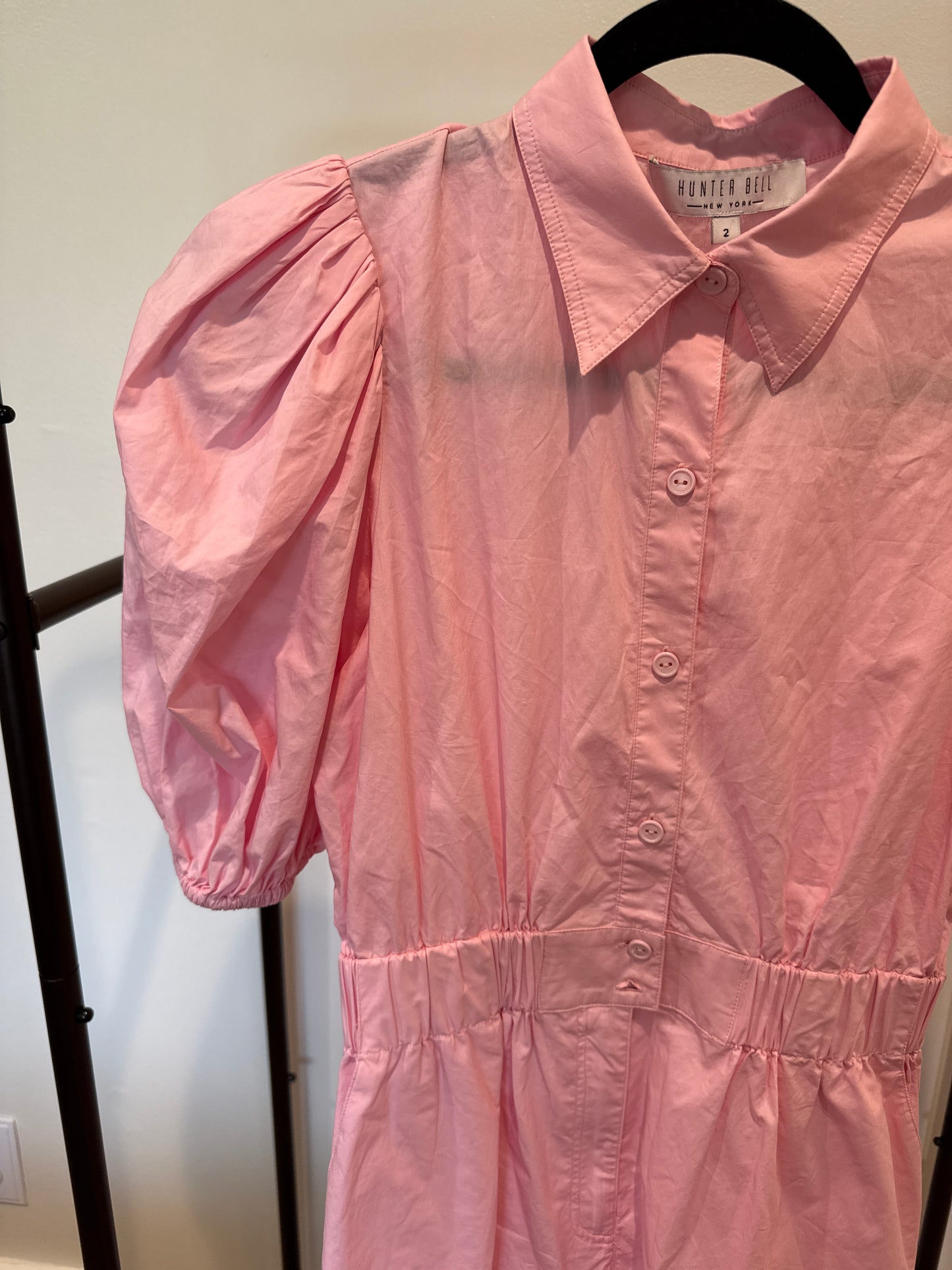 Hunter Bell Pia Puff Sleeve Romper size 2