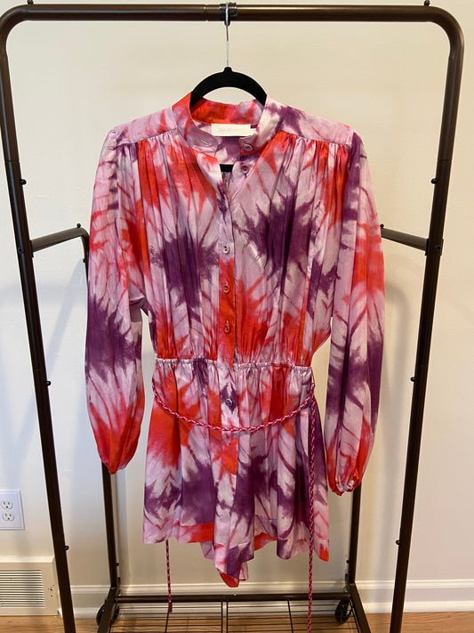 Zimmermann Shelly Button Playsuit size US 4
