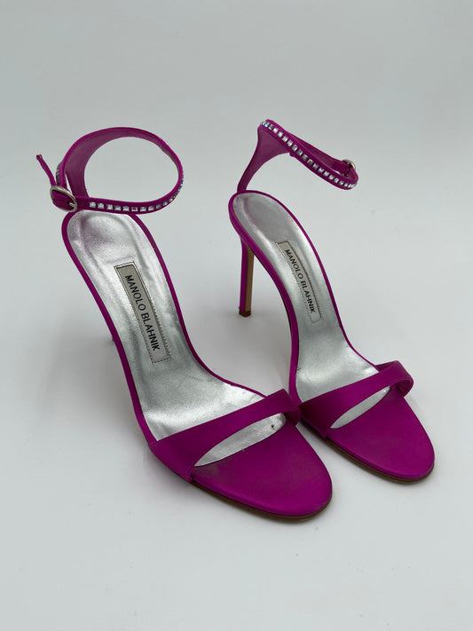 Manolo Blahnik Crinastra 105 Sandals size 37.5