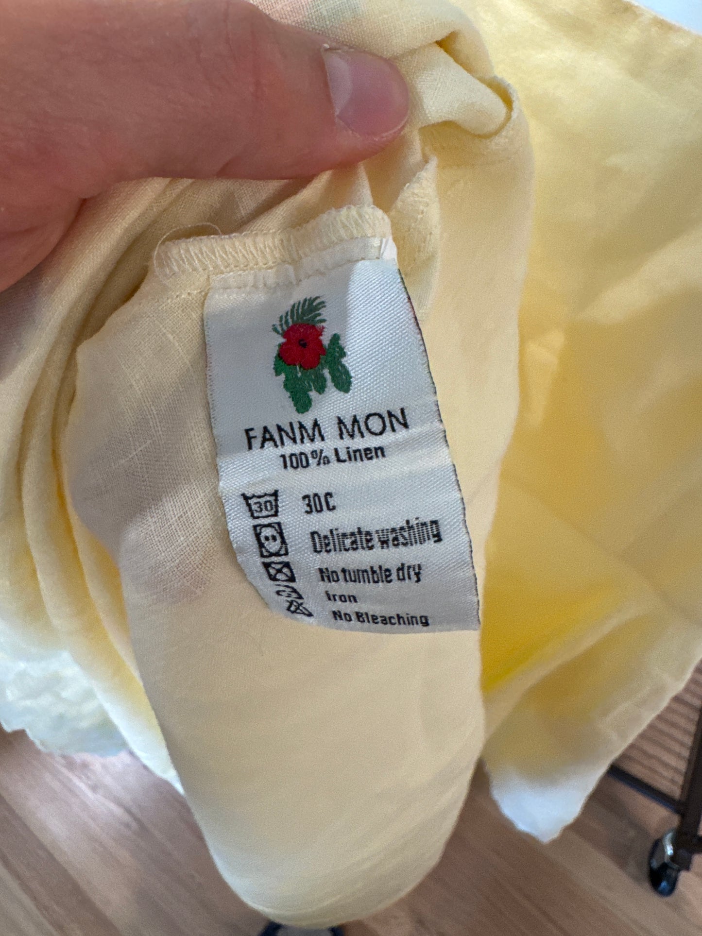 Fanm Mon Alanya Linen Dress size S