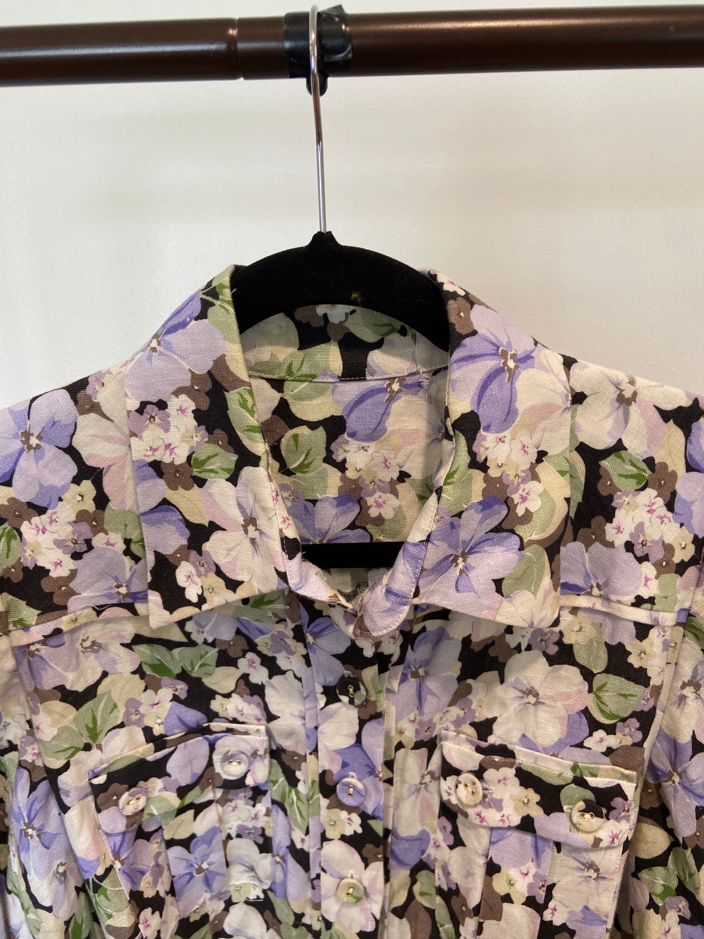 Zimmermann Ninety-Six Shirt Mini Dress size AU 1 - us 6