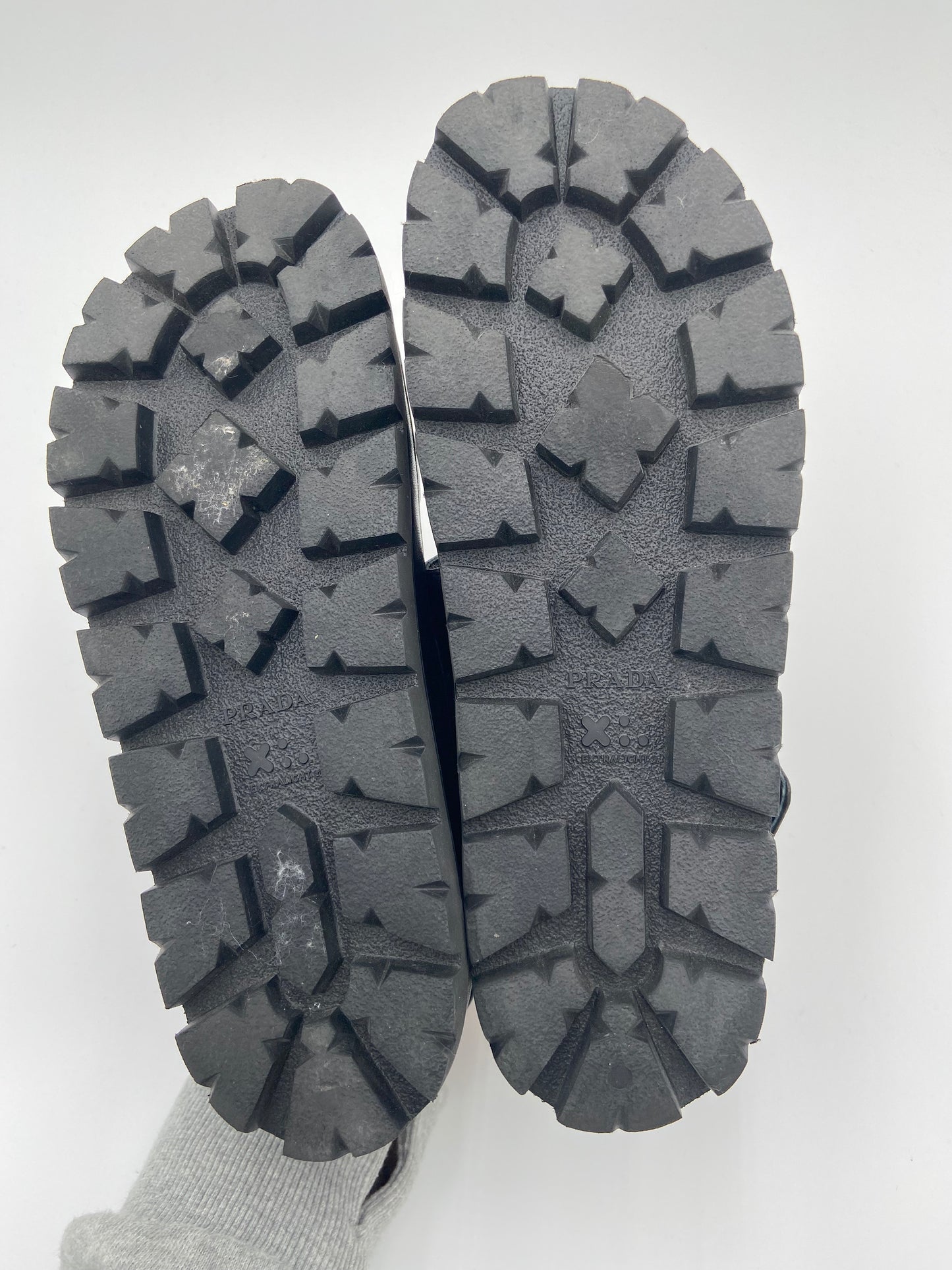 Prada Padded Nappa Leather Sandals size 40