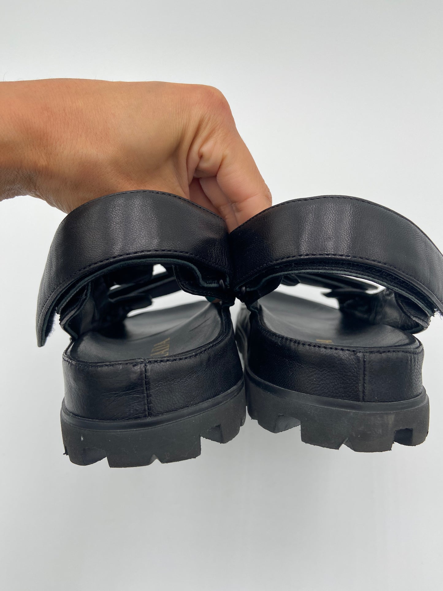 Prada Padded Nappa Leather Sandals size 40