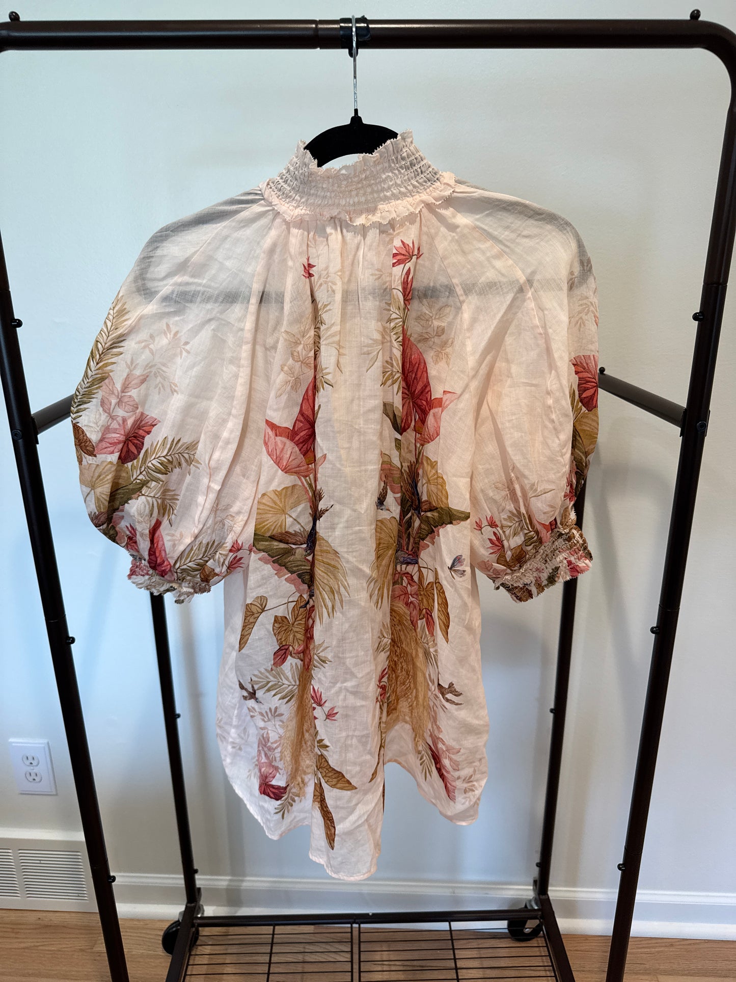 Zimmermann Ascension Tuck Short with Ascension Billow Blouse size 2 US 8