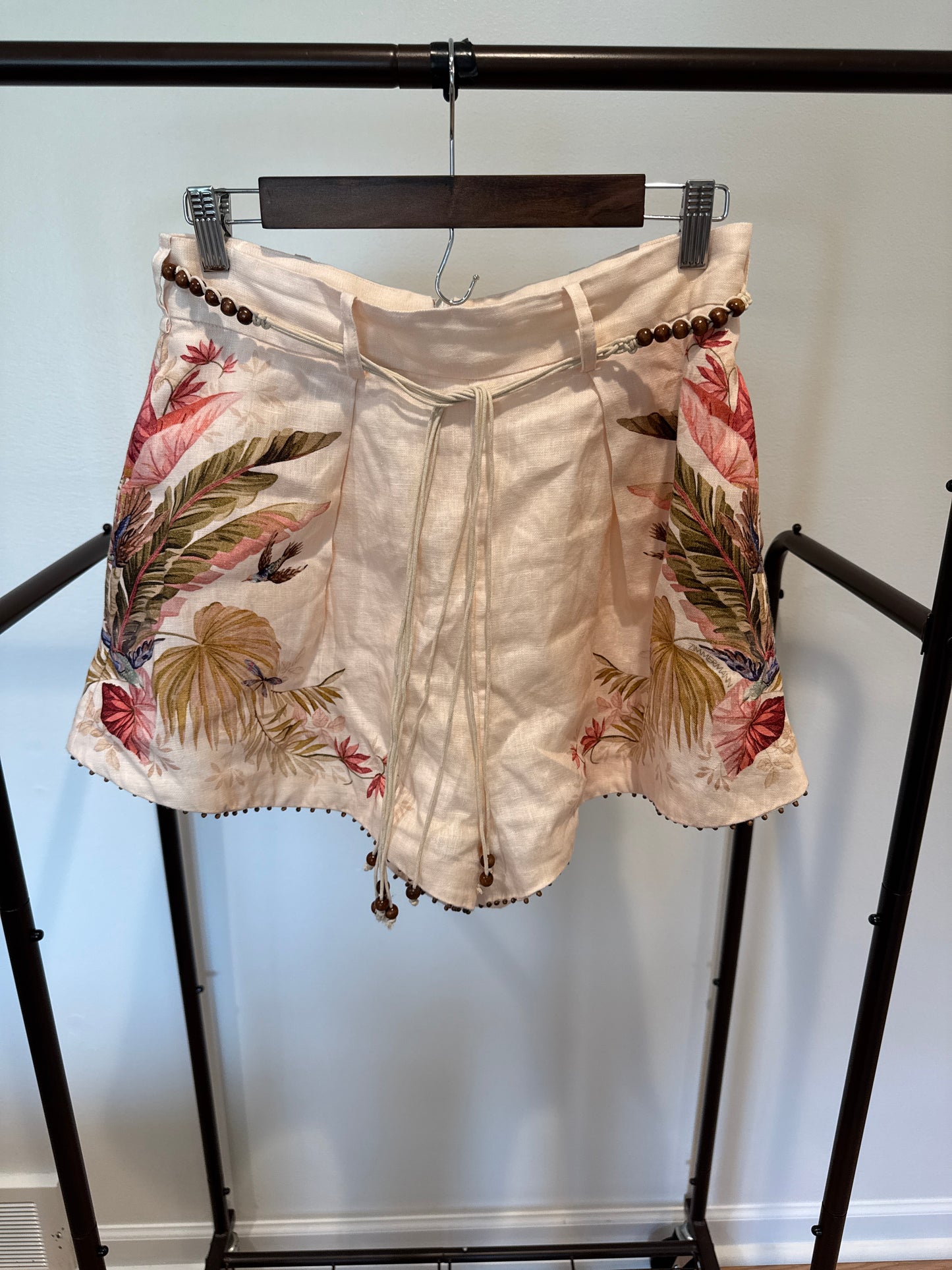Zimmermann Ascension Tuck Short with Ascension Billow Blouse size 2 US 8