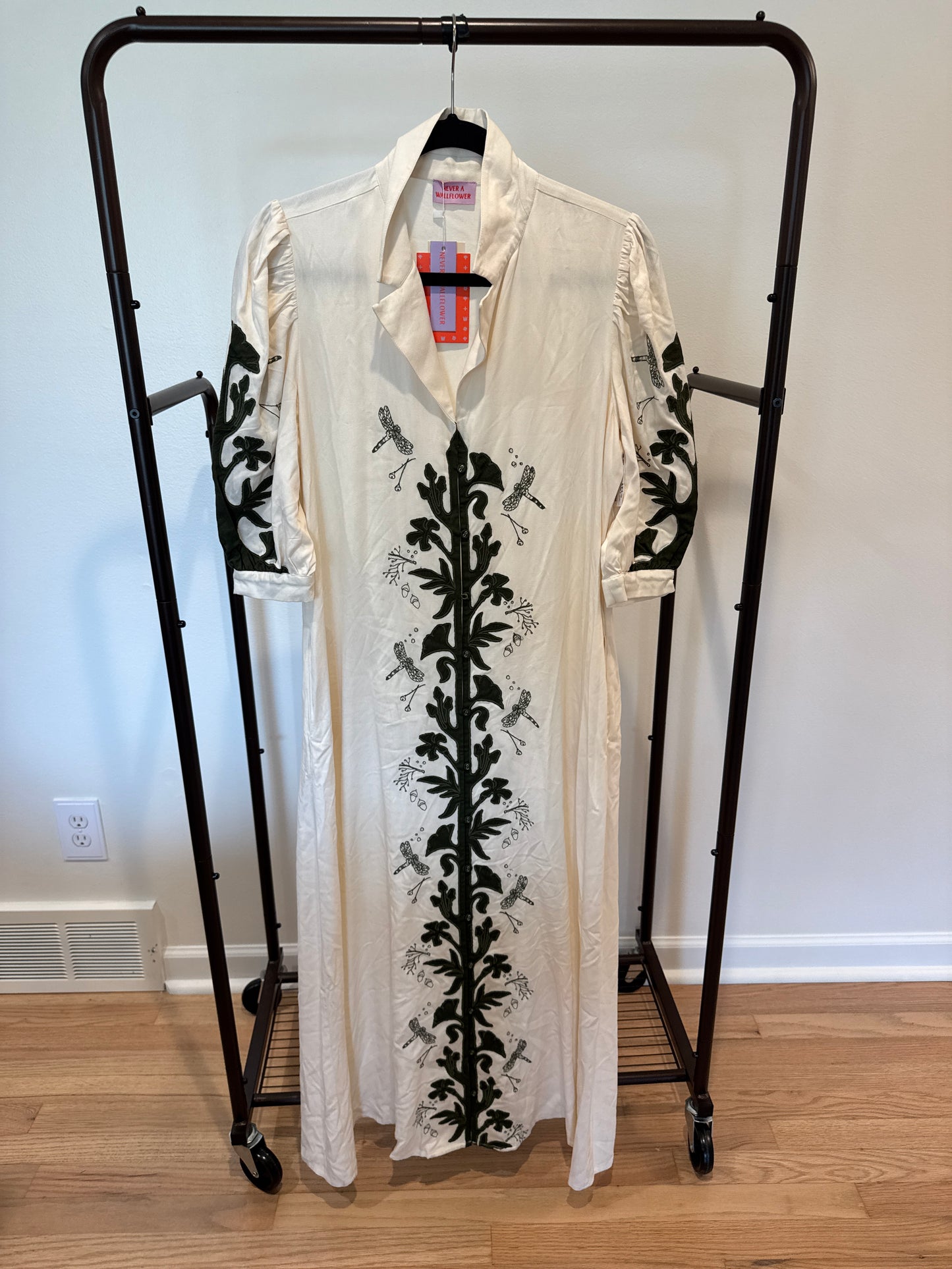 Never a Wallflower August Embroidery Long Dress size M