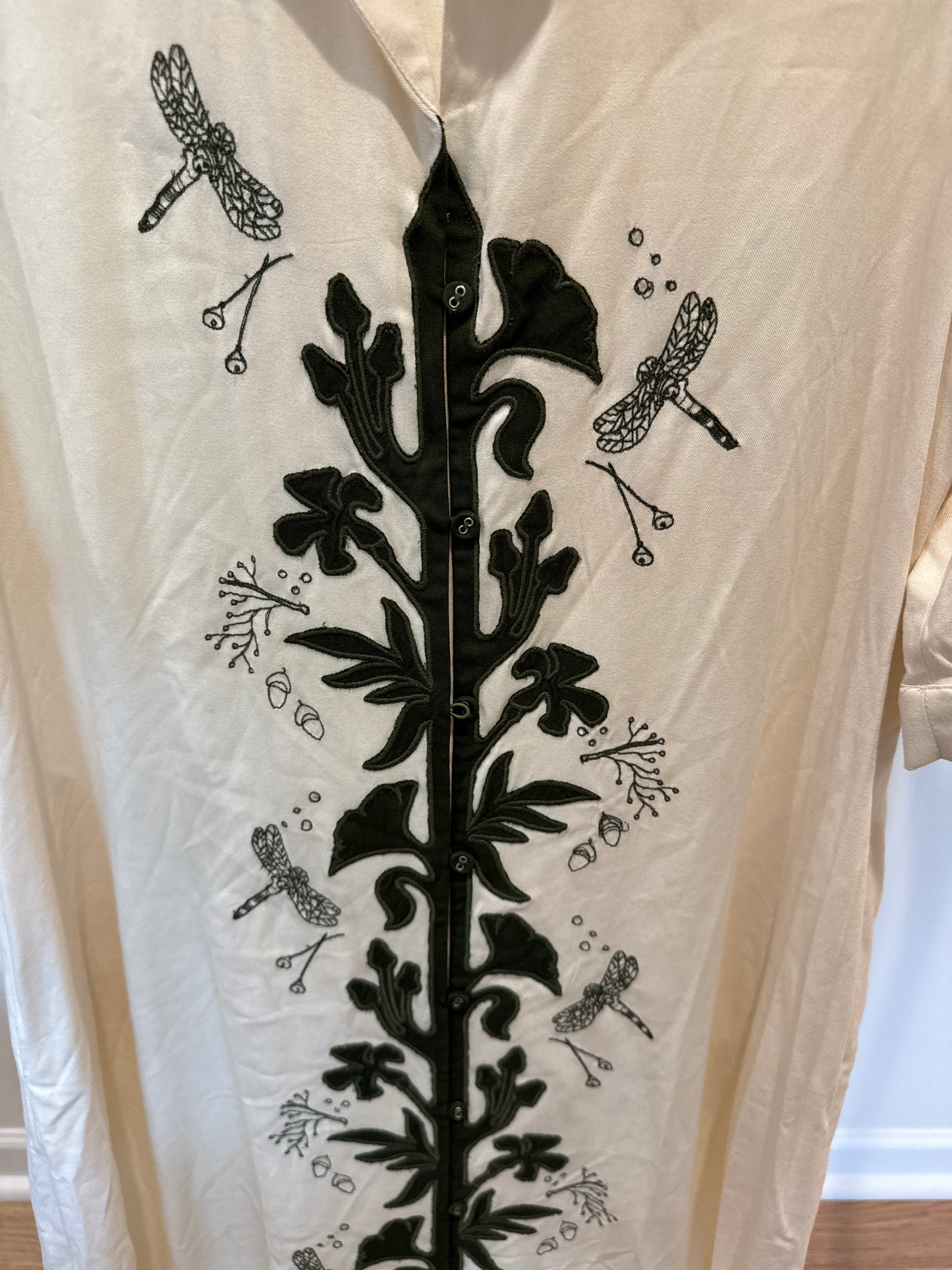 Never a Wallflower August Embroidery Long Dress size M