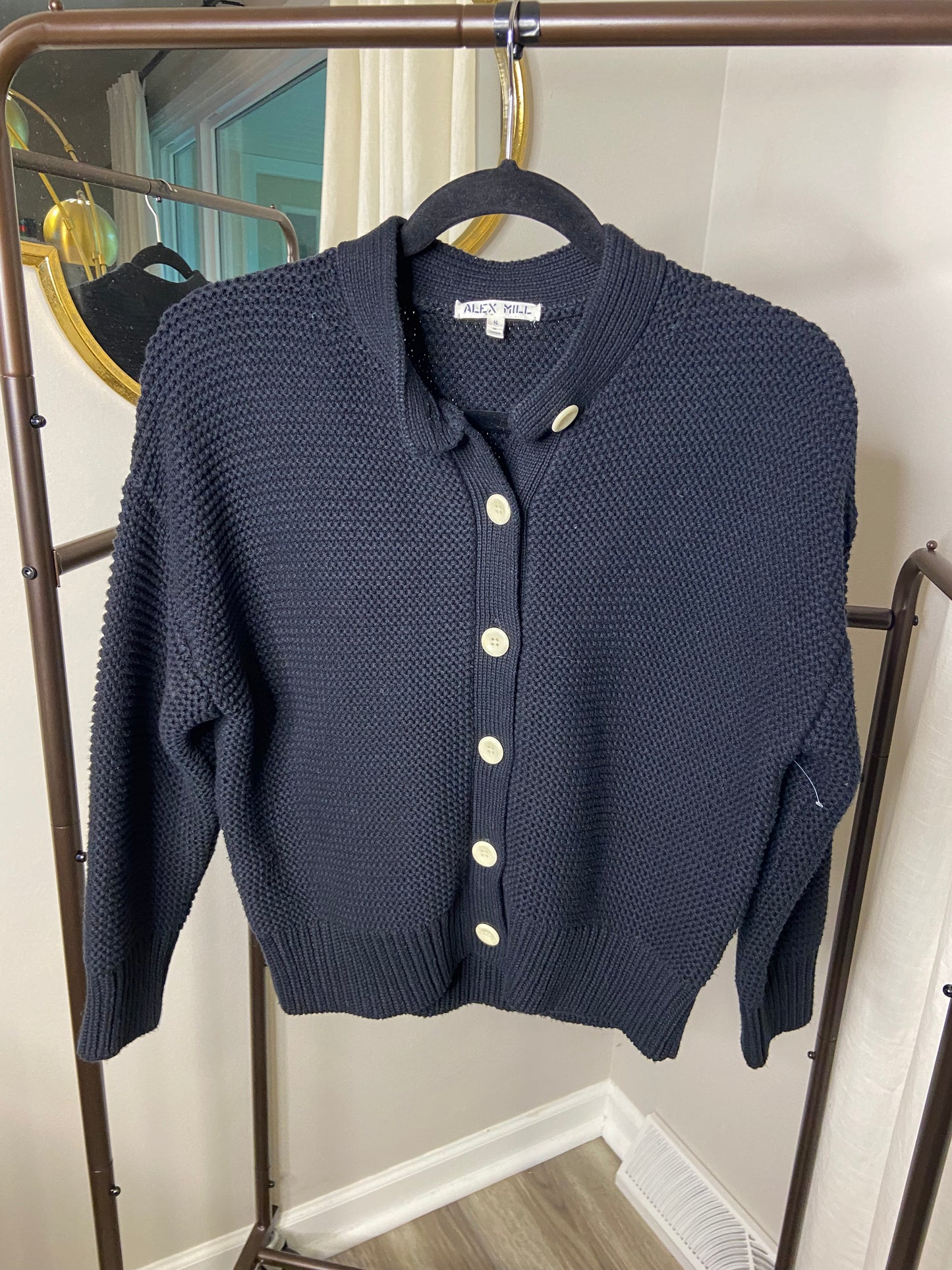 Alex Mill Nico Black Cardigan size S
