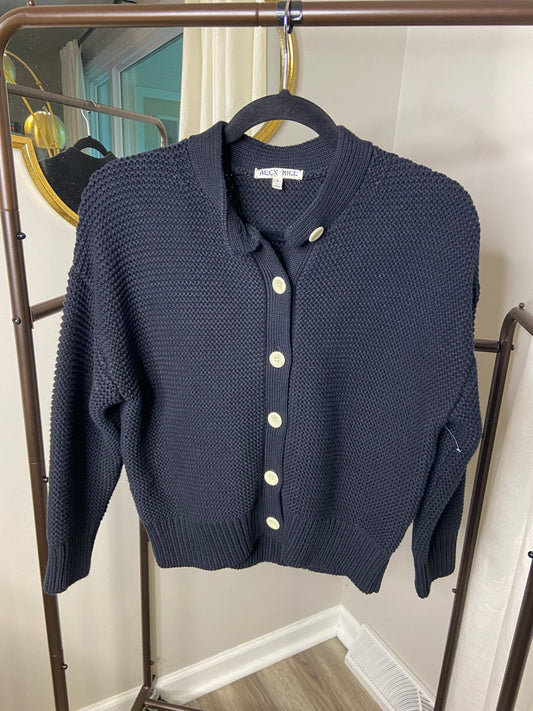 Alex Mill Nico Black Cardigan size S