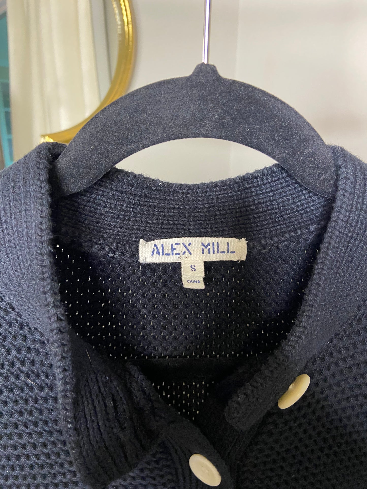 Alex Mill Nico Black Cardigan size S
