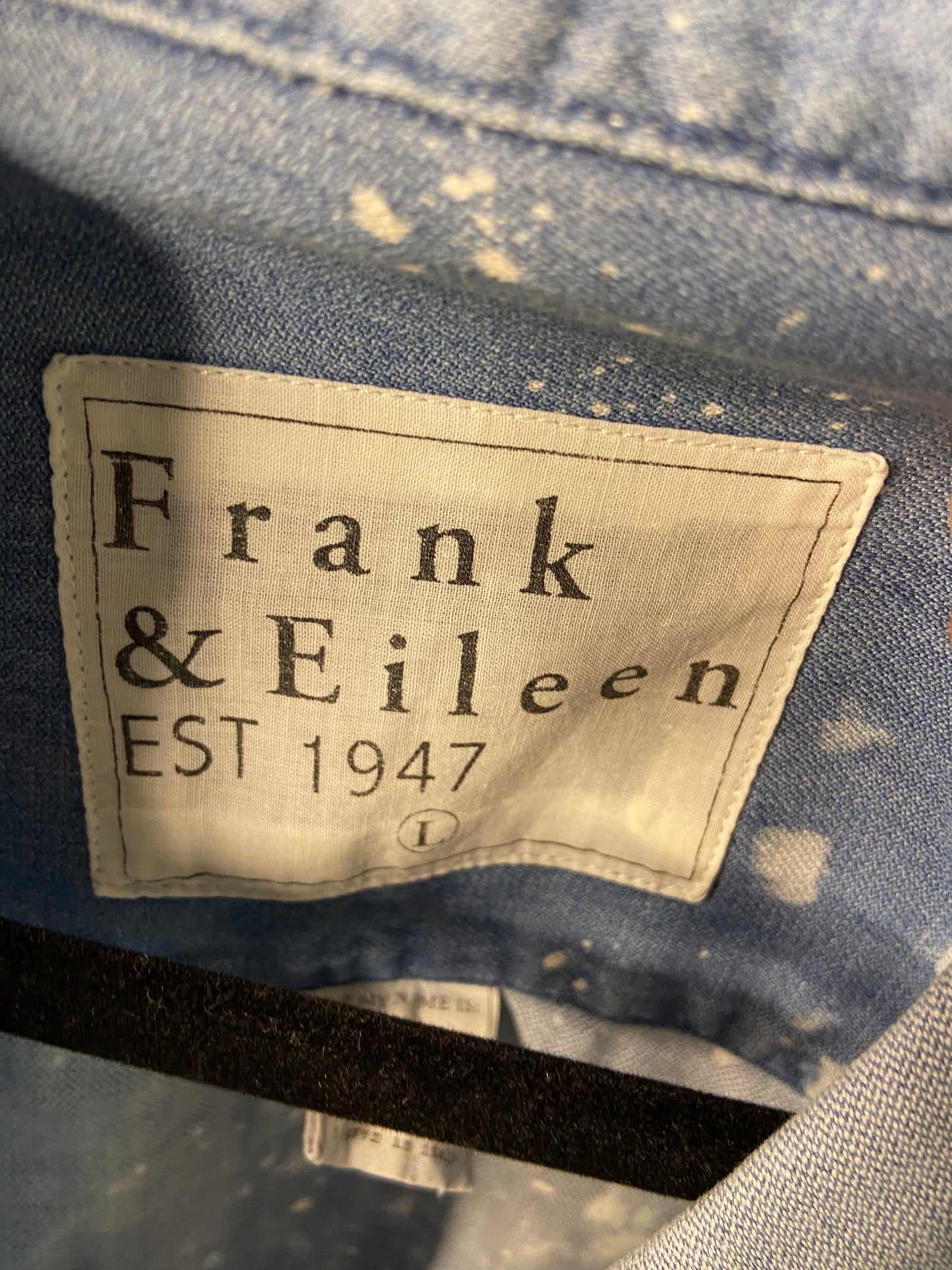 Frank and Eileen Mary Distressed Shirt Dress size L
