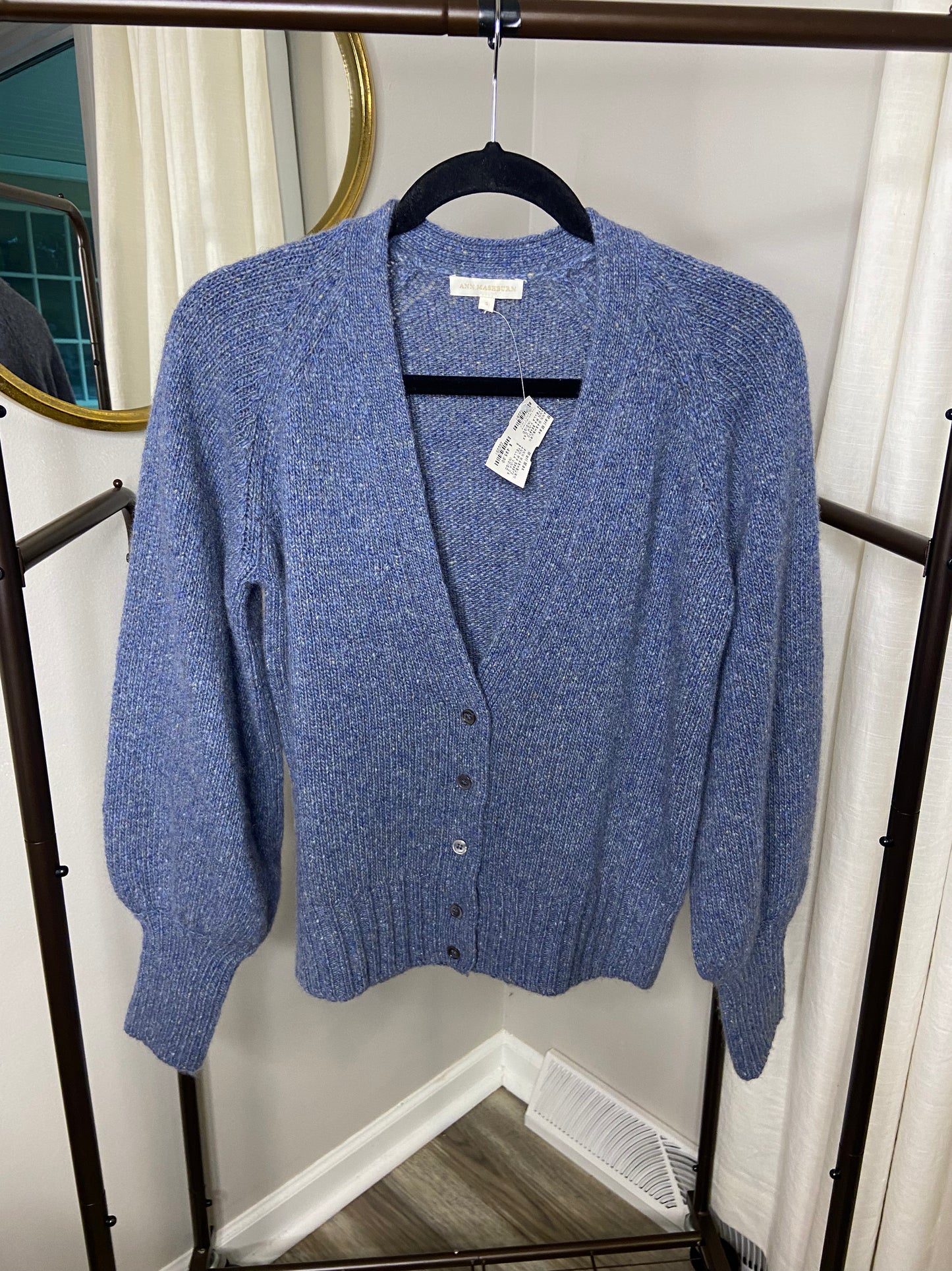 Ann Mashburn Stella V Neck Cardigan Sweater size S