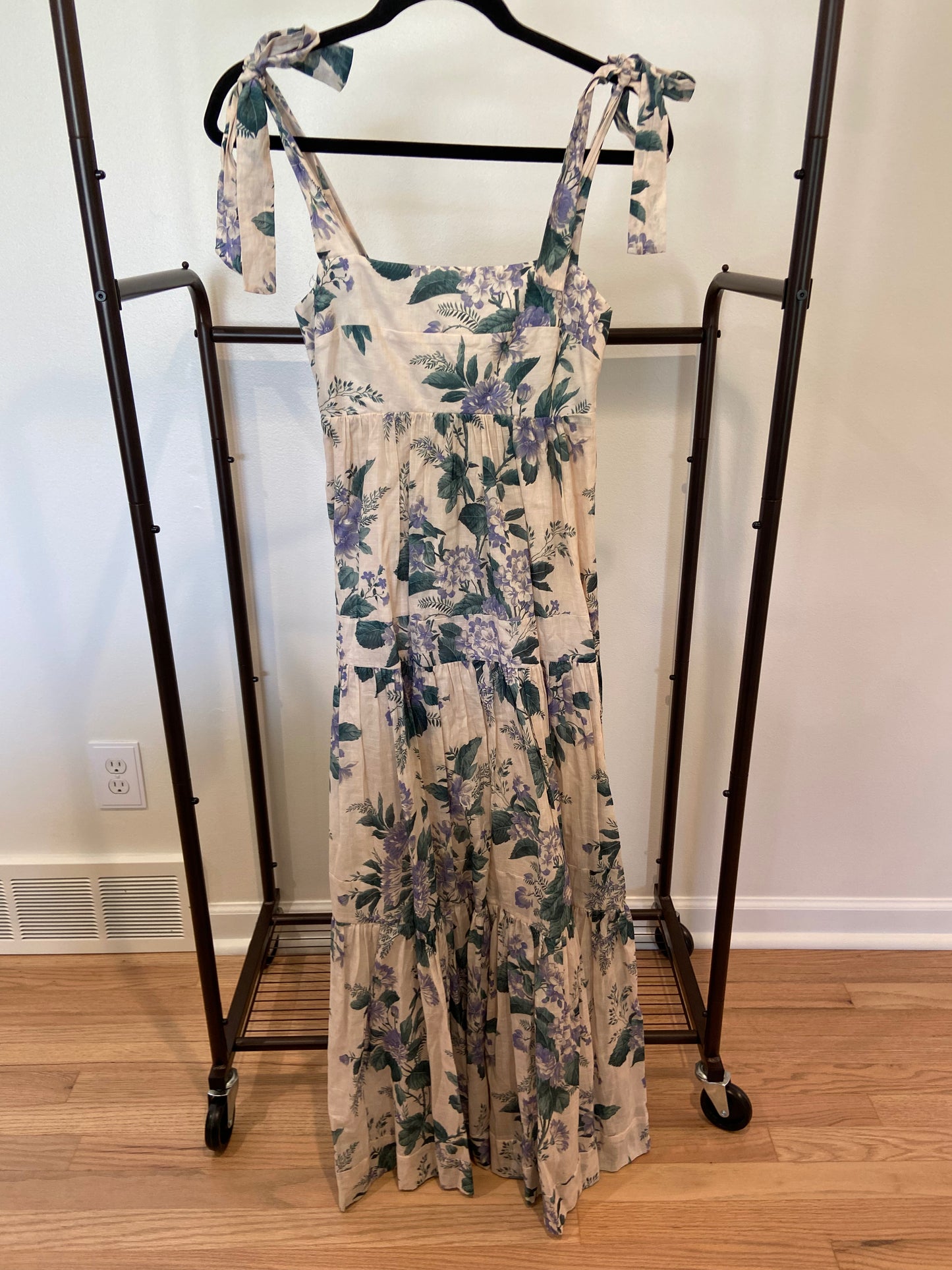 Zimmermann Cassia Tie Shoulder Dress size AU 2