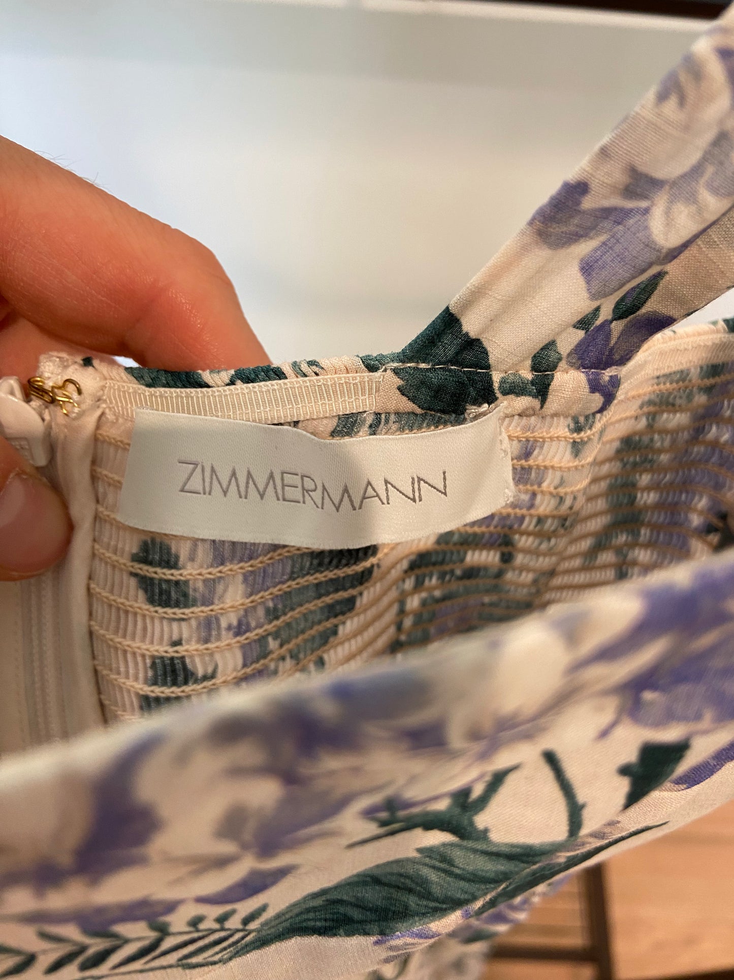 Zimmermann Cassia Tie Shoulder Dress size AU 2