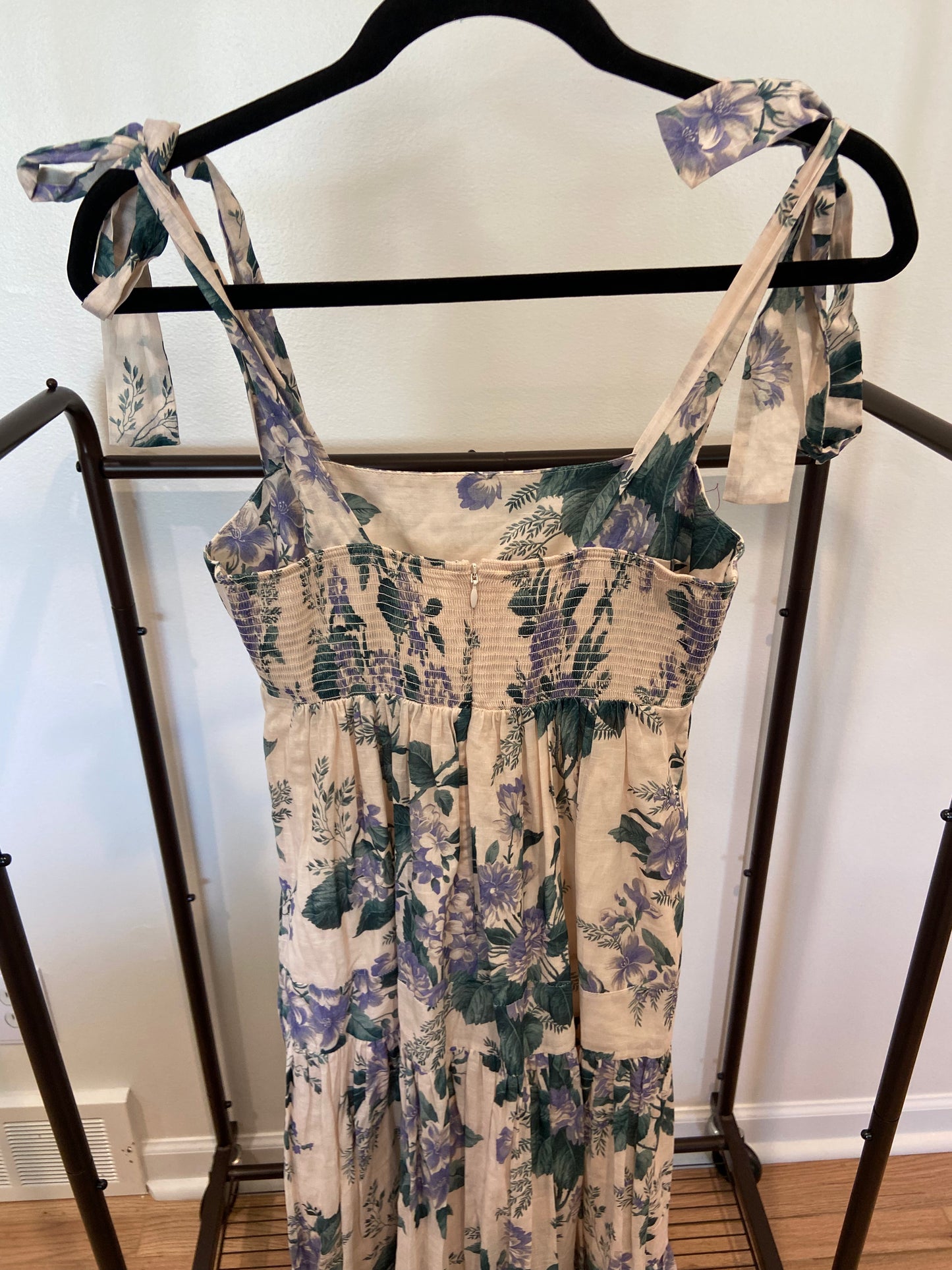 Zimmermann Cassia Tie Shoulder Dress size AU 2