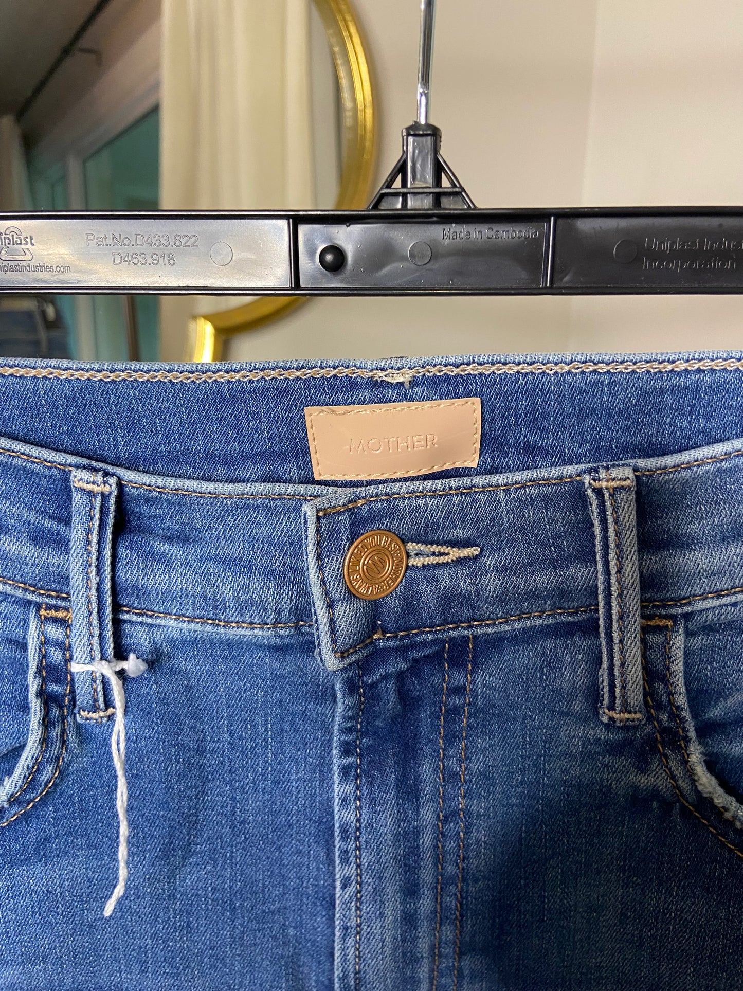 Mother The Hustler Ankle Fray Jeans size 29