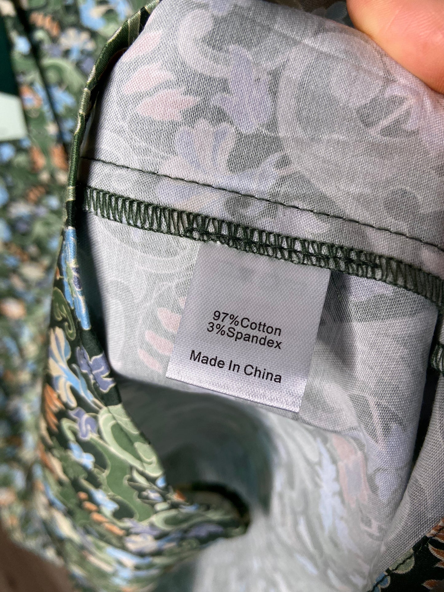 Tuckernuck Sage Deco Damask Royal Shirt Dress size XXXL