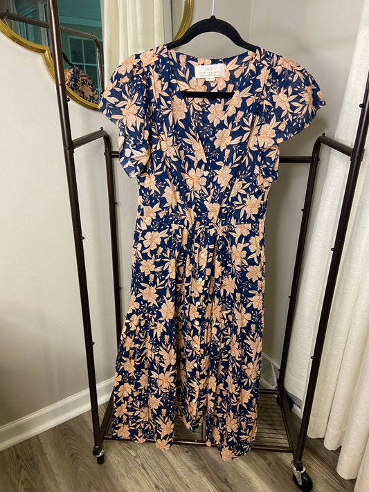 Trovata Birds of Paradis Kristi Midi Dress size XS
