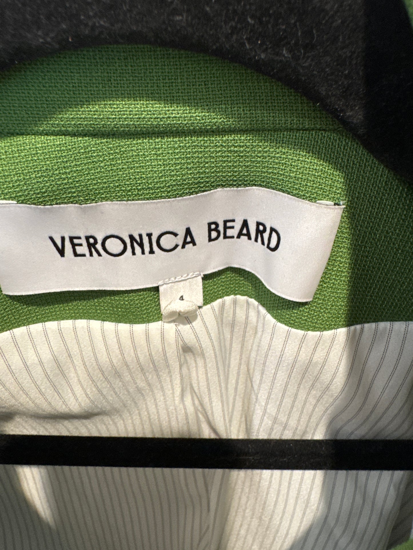 Veronica Beard Hosanna Dickey Jacket in Lemongrass size 4
