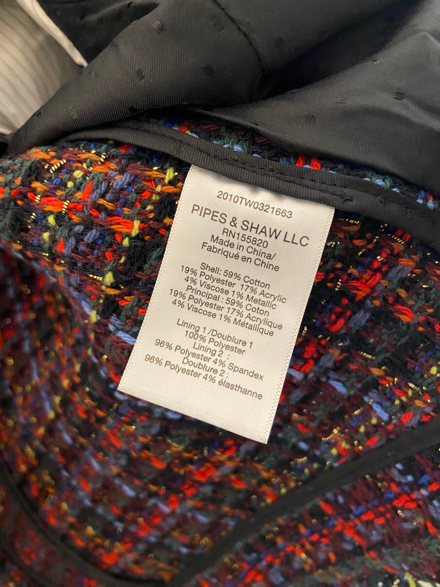 Veronica Beard Nerva Tweed Jacket size 10
