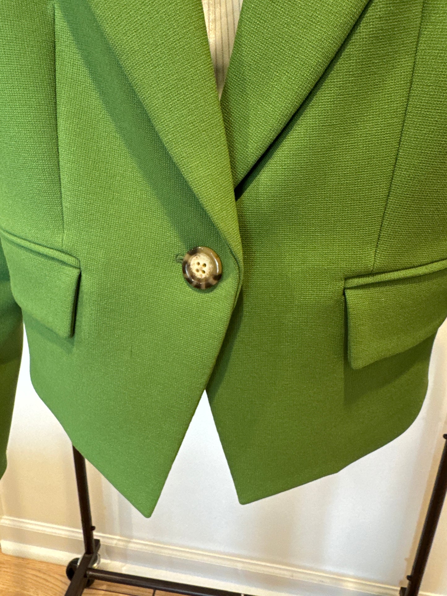 Veronica Beard Hosanna Dickey Jacket in Lemongrass size 4