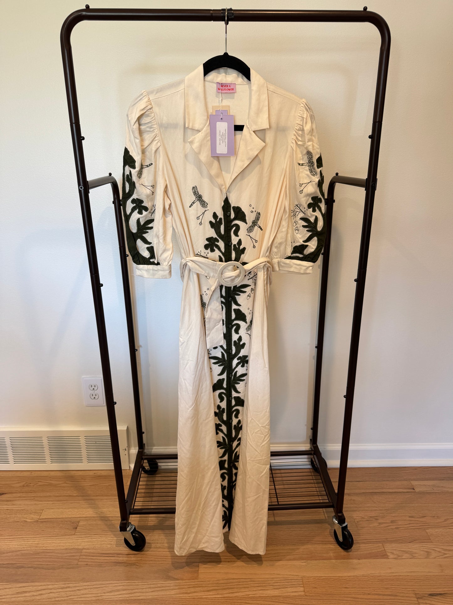 Never a Wallflower August Embroidery Long Dress size M