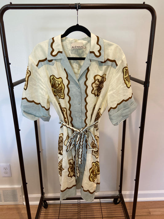Alemais Relic Mini Dress size US 6
